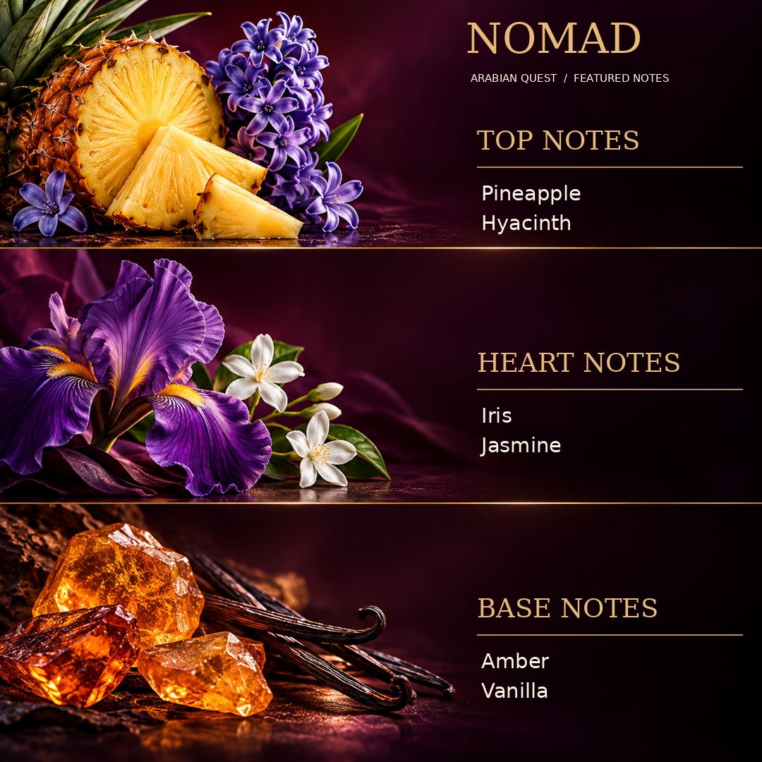 Nomad Extrait De Parfum by Arabian Quest 3.3 Fl Oz UNISEX