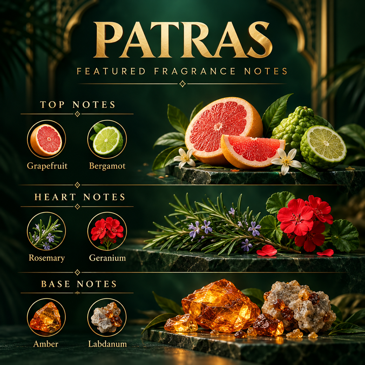 PATRAS Arabian Quest Extrait De Parfum