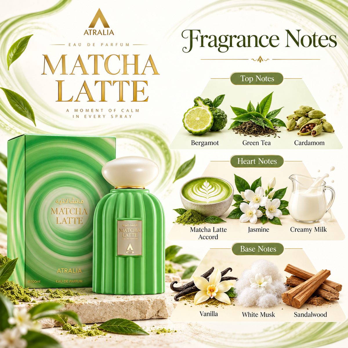Atralia Matcha Latte Eau de Parfum Unisex