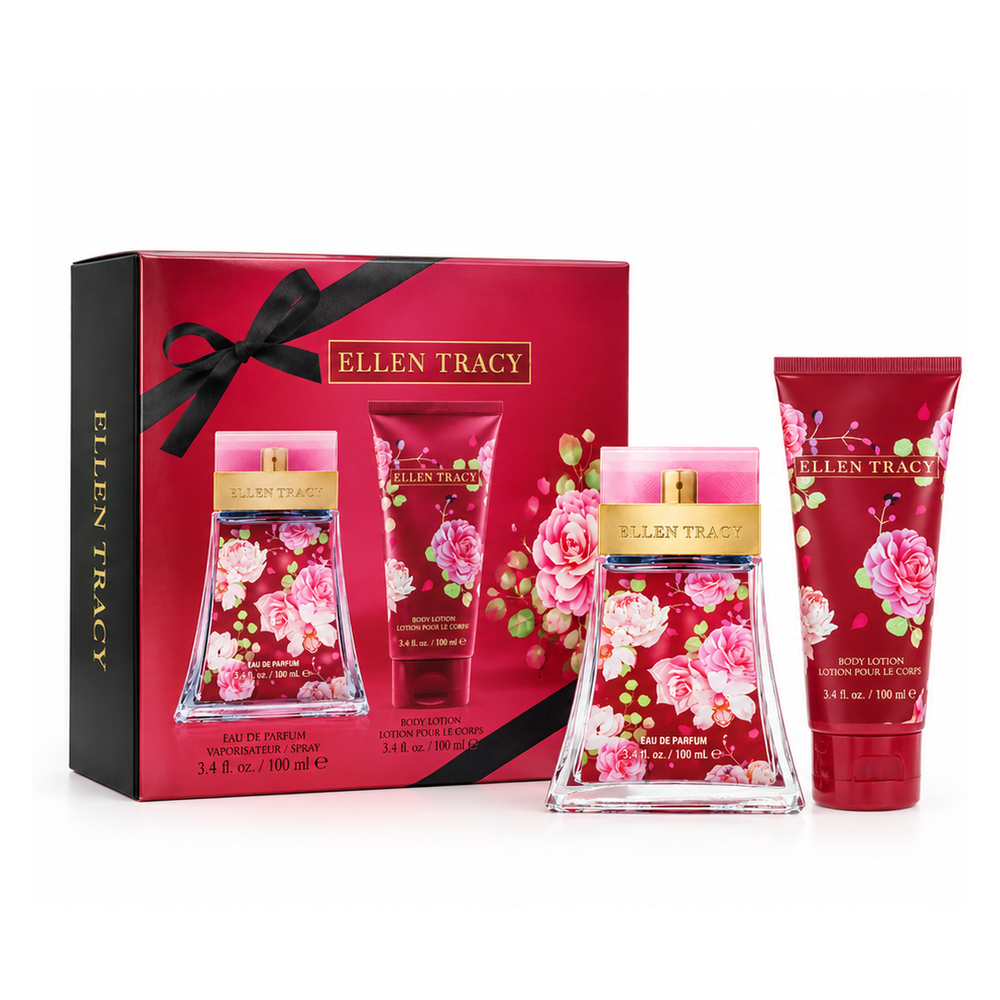 Ellen Tracy Red Sensational Gift Set EDP + BL