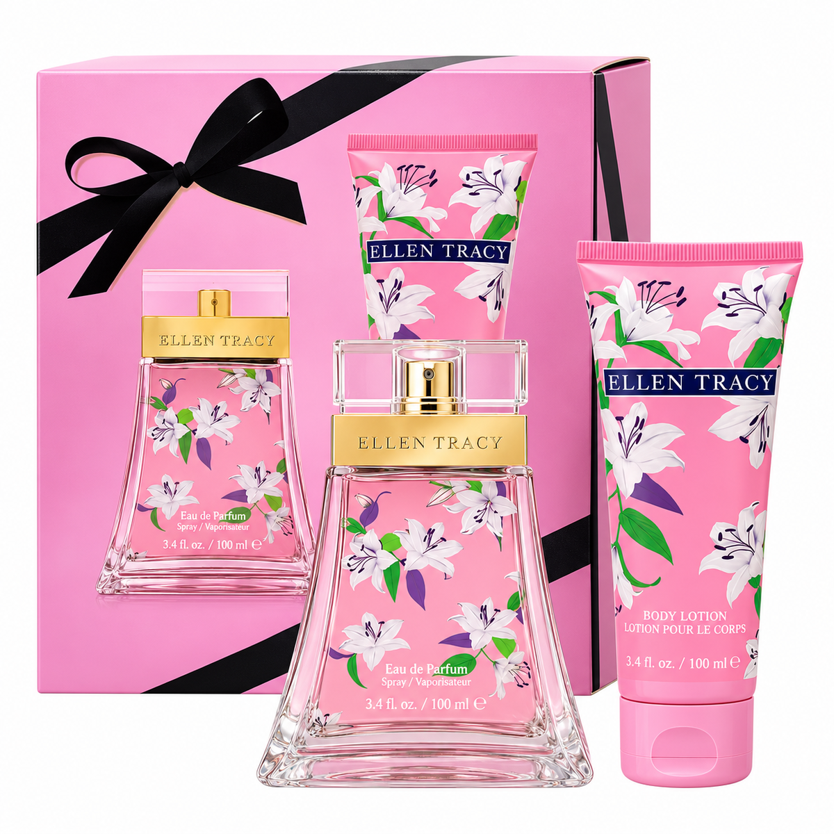 Ellen Tracy Pink Sparkling Gift Set EDP + BL