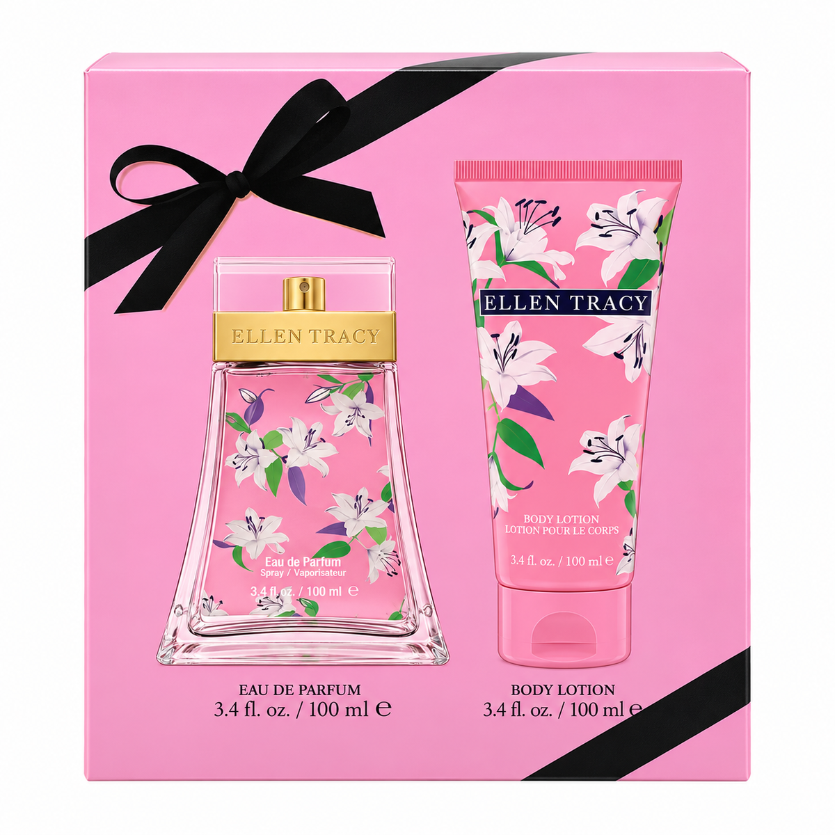Ellen Tracy Pink Sparkling Gift Set EDP + BL
