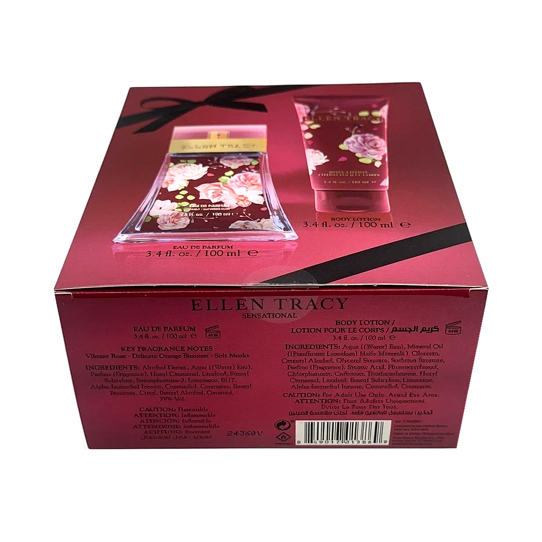 Ellen Tracy Red Sensational Gift Set EDP + BL