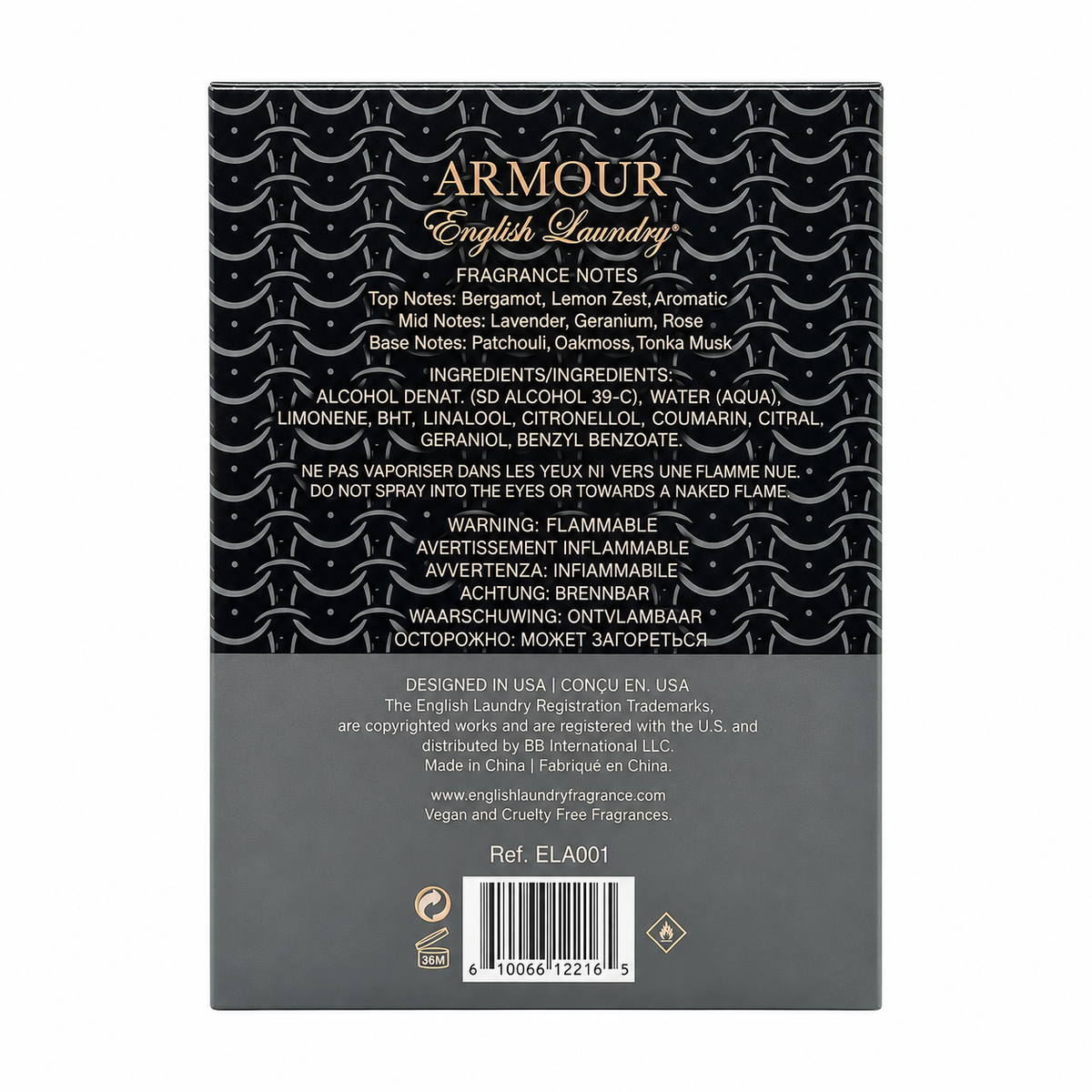 Armour by English Laundry Eau de Parfum Spray, 3.4 fl. oz.
