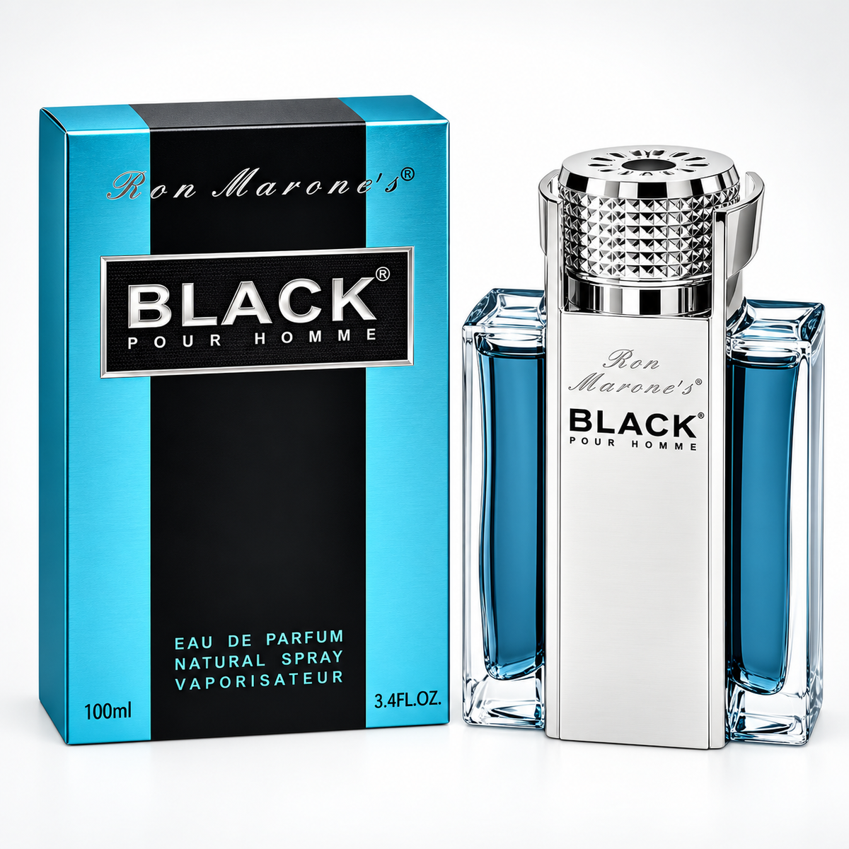 Ron Marone's Black Pour Homme Eau De Parfum Spray 3.4 oz